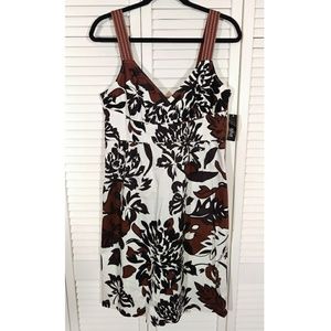 NEW Floral Print Cotton Sundress Lightweight